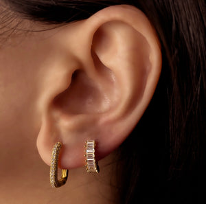 Rectangular earrings
